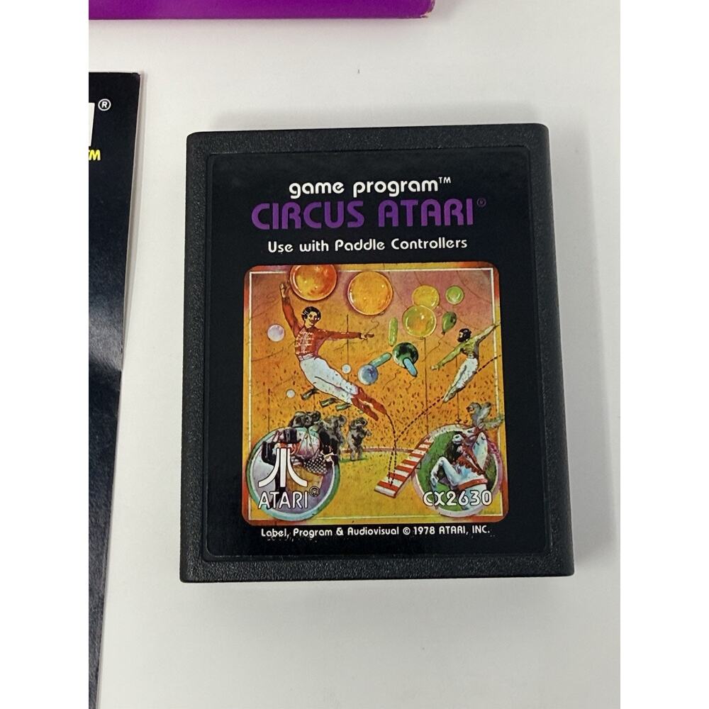 Circus Atari 2600 Complete CIB Tested - Picture 5 of 8